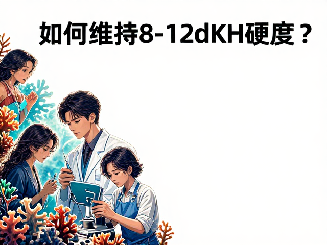 热带珊瑚礁底栖生物养护，如何维持8-12 dKH硬度？