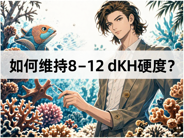 热带珊瑚礁底栖生物养护，如何维持8-12 dKH硬度？
