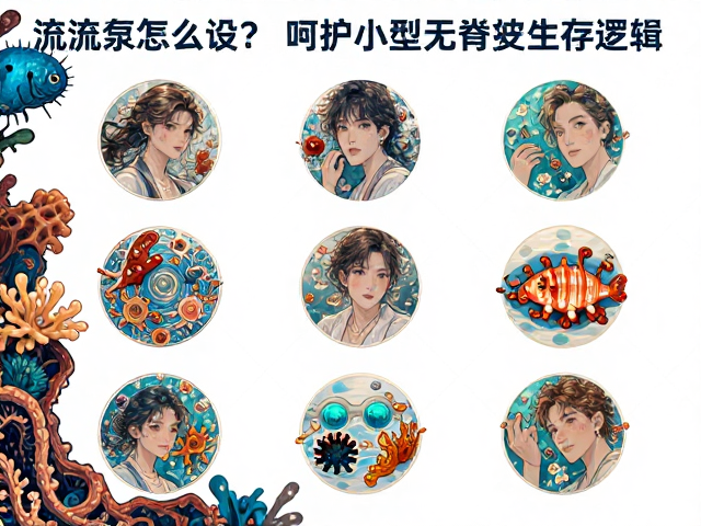 热带珊瑚礁造流泵怎么设？呵护小型无脊椎动物生存
