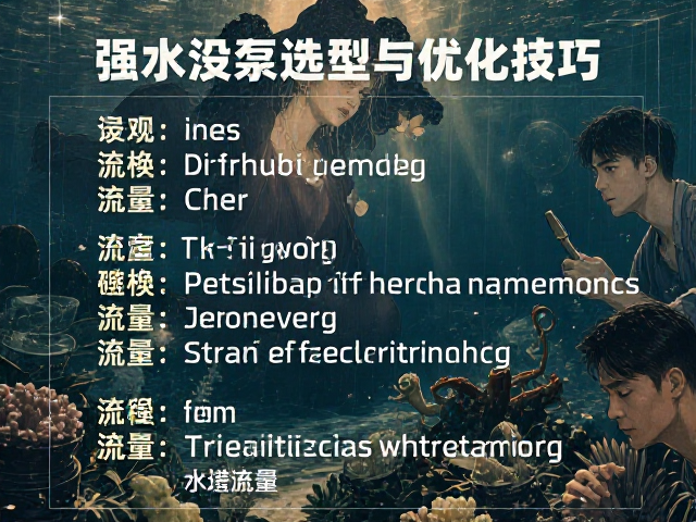 热带珊瑚礁造流泵设置指南，强水流设备选型与优化技巧