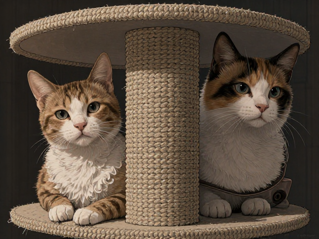 专用猫粮搭配耐磨剑麻猫爬架,夏季猫衣服选购指南