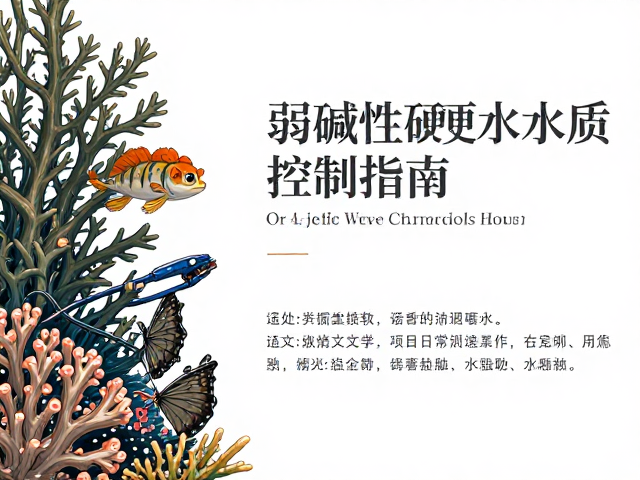 热带珊瑚礁小型无脊椎动物饲养，弱碱性硬水水质控制指南