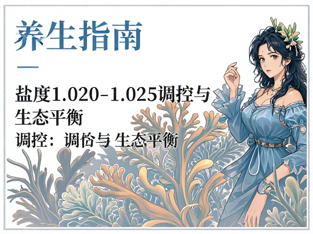 热带珊瑚礁海藻共生指南，盐度1.020-1.025调控与生态平衡