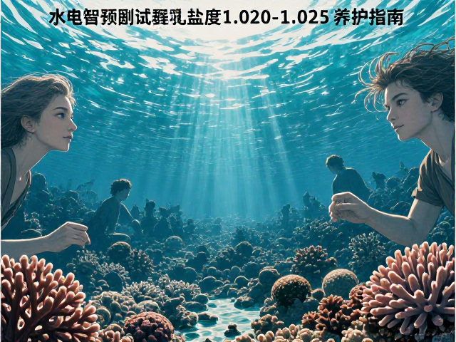 热带珊瑚礁造流，强水流设备搭配盐度1.020-1.025养护指南