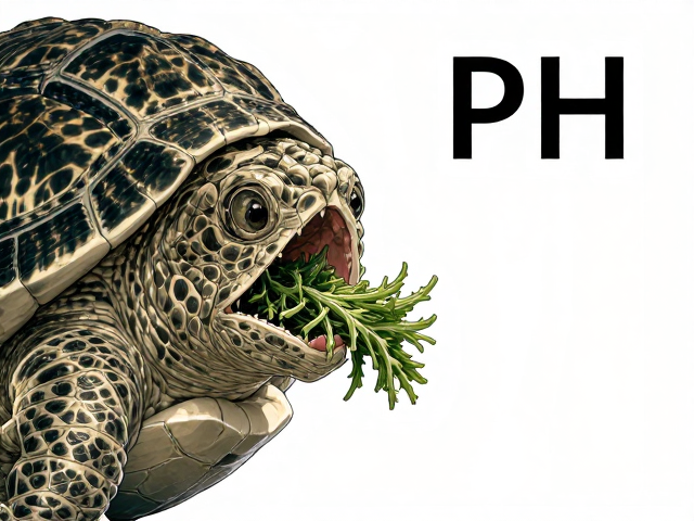 乌龟能咬碎贝壳吗？pH值影响食欲，蔬菜叶片喂食指南
