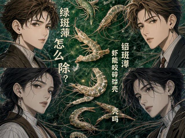 绿斑藻怎么除？虾能咬碎贝壳甲壳吗？除藻与虾类食性全解析