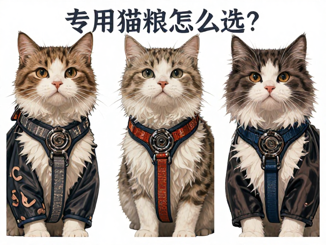 专用猫粮怎么选?猫牵引绳与宠物雨衣选购指南,新手避坑必看