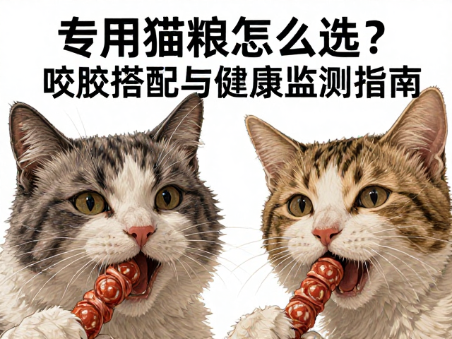 专用猫粮怎么选?咬胶搭配与健康监测指南,守护猫咪健康