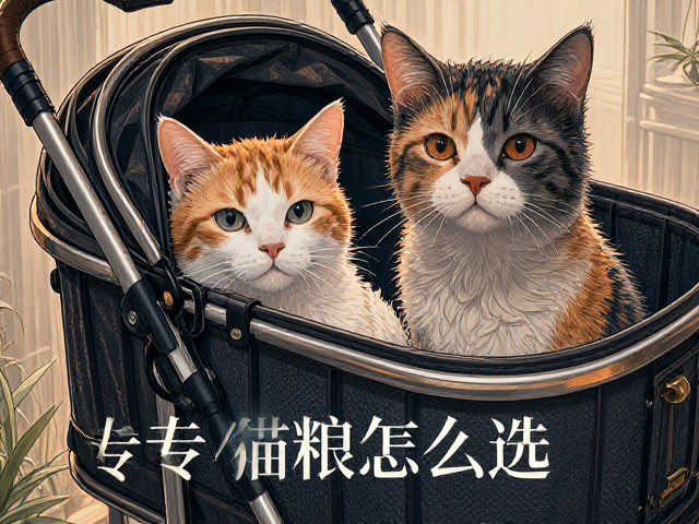 专用猫粮怎么选?宠物推车与膨润土猫砂搭配指南