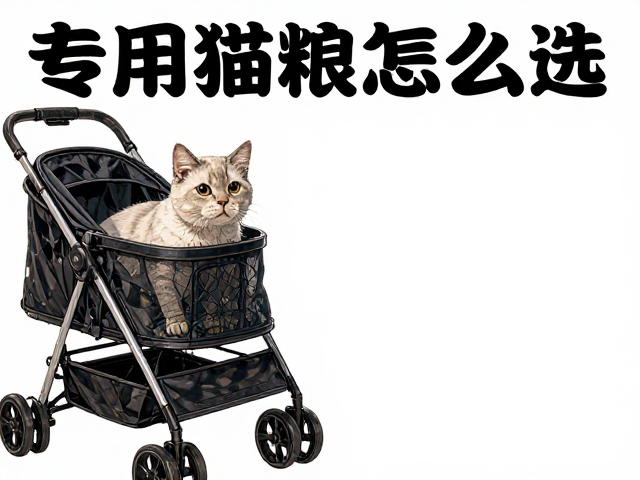 专用猫粮怎么选?宠物推车与膨润土猫砂搭配指南