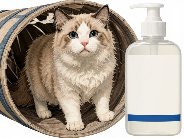 专用猫粮搭配耳部清洁液与猫隧道,打造科学养猫健康日常