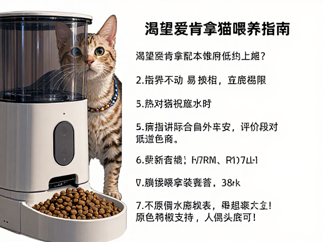 渴望爱肯拿猫粮怎么用?搭配自动喂食器喂养指南