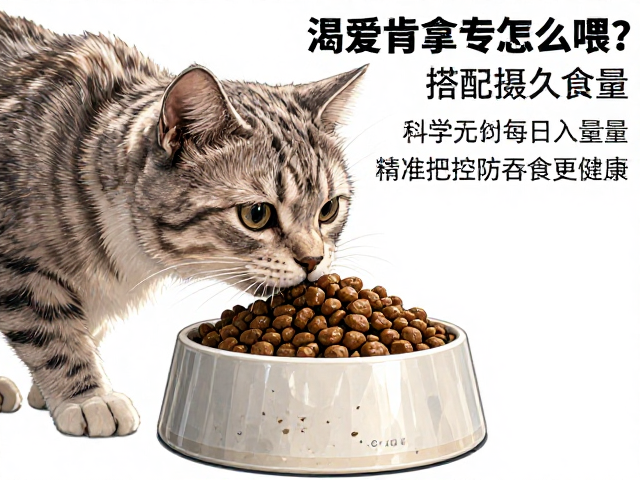 渴望爱肯拿专用猫粮怎么喂？搭配缓食碗防吞食更健康