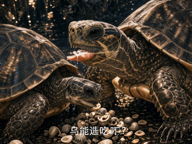 乌龟能吃贝壳吗？补充钙质防软骨病，昏暗环境更活跃