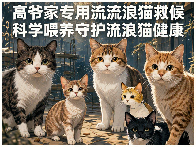 高爷家专用猫粮助力流浪猫救助，科学喂养守护流浪猫健康