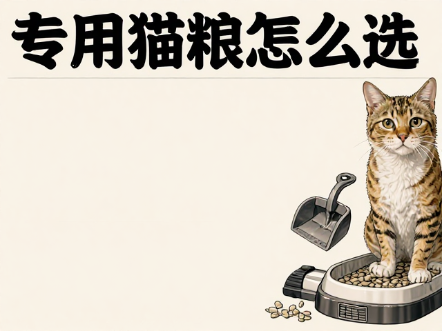 专用猫粮怎么选?猫砂铲与猫窝床铺选购指南,养猫不踩坑
