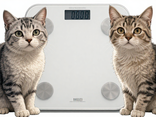 专用猫粮适口性测试,电子体重秤监测下的猫咪饮食健康指南