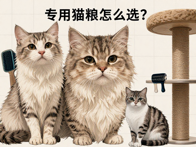 专用猫粮怎么选?搭配宠物梳子与猫爬架,打造猫咪健康舒适生活指南