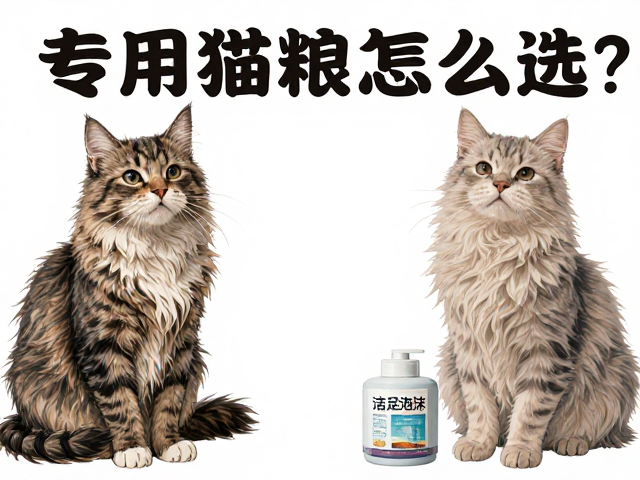 专用猫粮怎么选？搭配猫条与洁足泡沫，养猫避坑指南