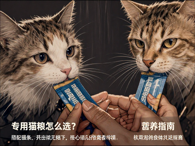专用猫粮怎么选?搭配猫条与洁足泡沫,养猫避坑指南