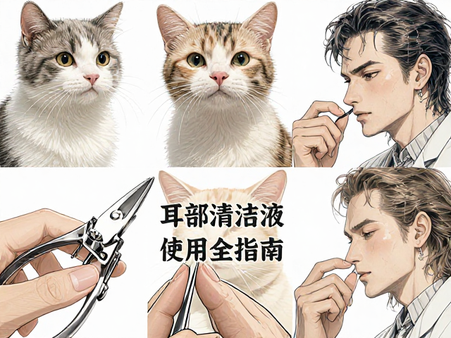 专用猫粮怎么选?指甲剪与耳部清洁液使用全指南