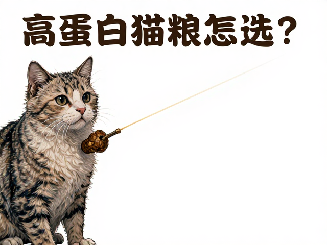 高蛋白猫粮怎么选?搭配逗猫棒激光笔,科学喂养攻略