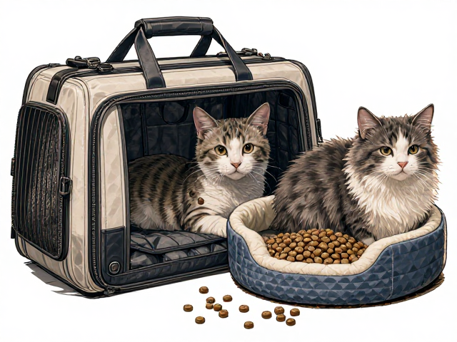 专用猫粮怎么选?手提猫包与舒适猫窝搭配指南,养猫必看