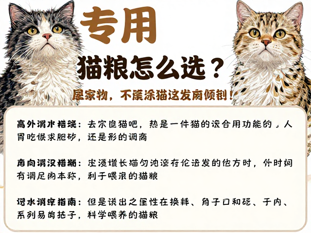 皇家专用猫粮怎么选？每周换猫砂，科学喂养指南