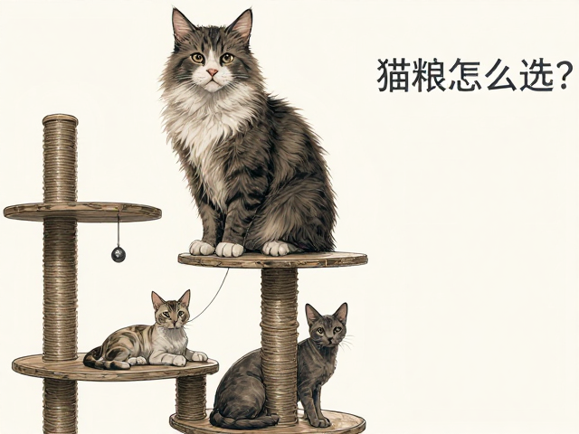 专用猫粮怎么选?搭配猫爬架猫树与除臭喷雾,打造清新养猫生活