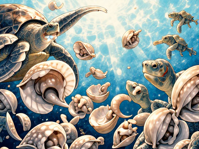 龟能吃贝壳吗?浮游生物喂养与防肠胃炎指南