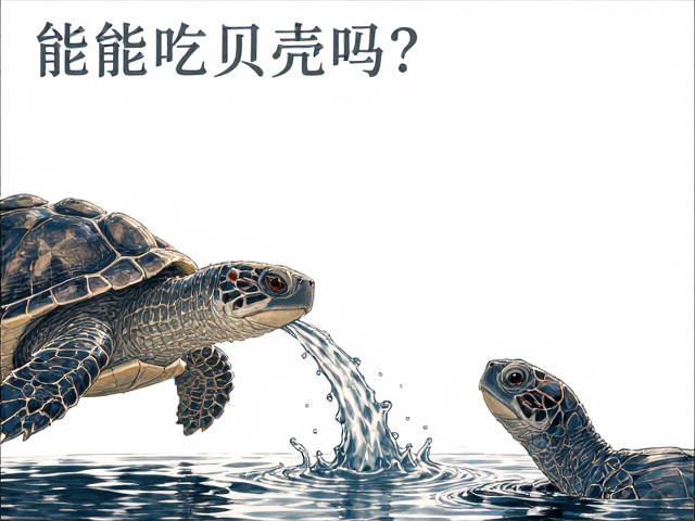龟能吃贝壳吗?浮游生物喂养与防肠胃炎指南