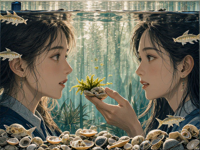 观赏鱼能吃贝壳吗？水温影响消化，成鱼偏食藻类需注意