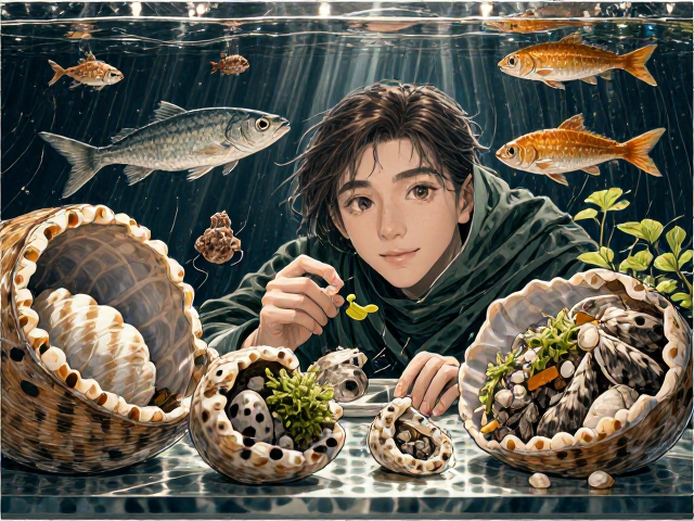 观赏鱼能吃贝壳吗？水温影响消化，成鱼偏食藻类需注意
