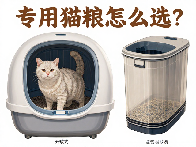 专用猫粮怎么选?开放式与智能猫砂盆对比及储粮桶避坑指南
