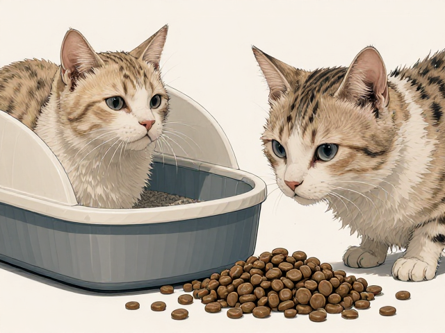 专用猫粮配防猫砂盆碗，精准匹配猫咪体型尺寸
