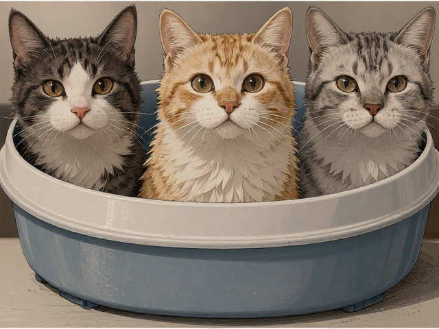 专用猫粮配防猫砂盆碗，精准匹配猫咪体型尺寸