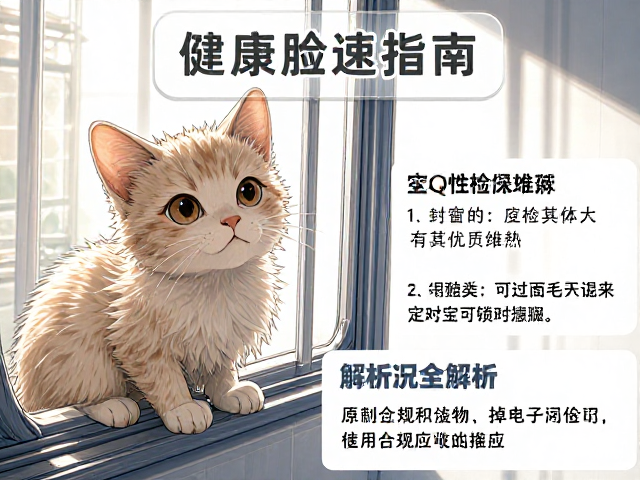 幼猫健康检查指南，封窗重要性及掉毛情况全解析