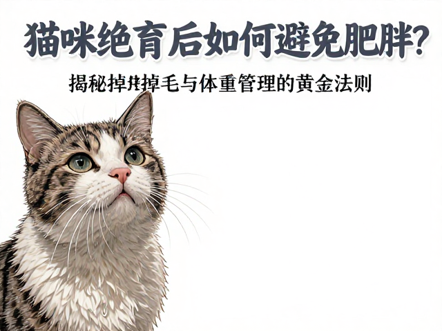 猫咪绝育后如何避免肥胖?揭秘掉毛与体重管理的黄金法则