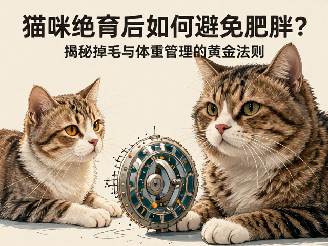 猫咪绝育后如何避免肥胖?揭秘掉毛与体重管理的黄金法则