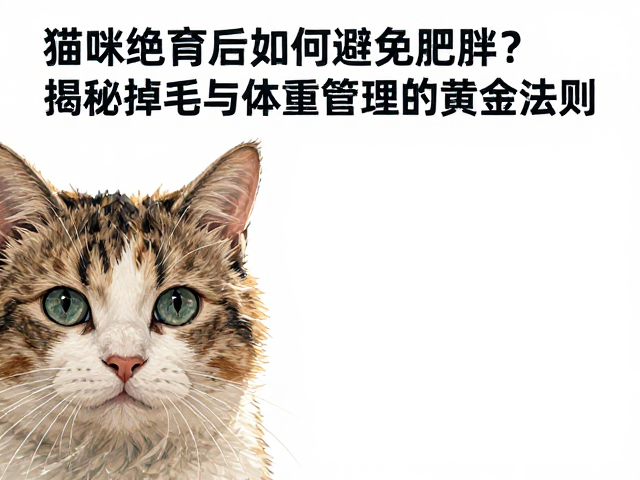 猫咪绝育后如何避免肥胖?揭秘掉毛与体重管理的黄金法则