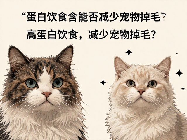 动物保护协会建议,高蛋白饮食能否减少宠物掉毛?