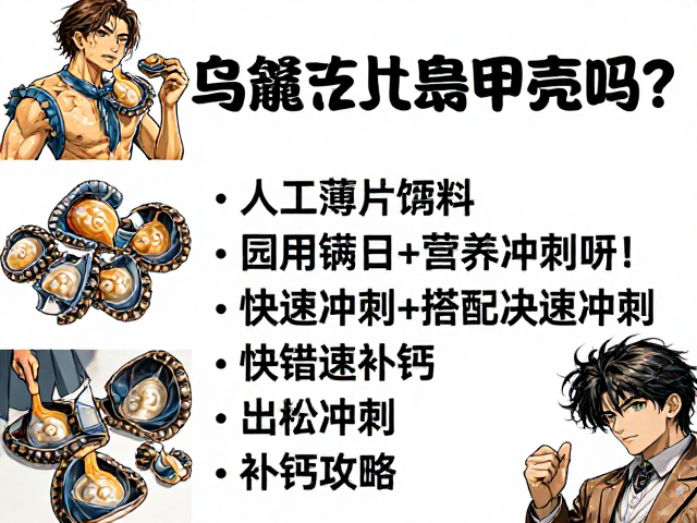 乌龟能吃贝壳甲壳吗？人工薄片饲料搭配快速冲刺与补钙攻略