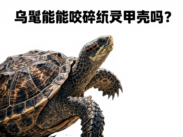 乌龟能咬碎贝壳甲壳吗?人工饲料致齿磨损,老年期需减蛋白
