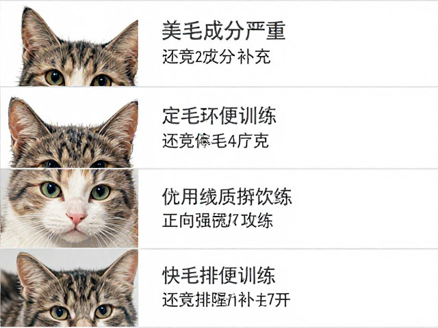 猫咪掉毛严重?美毛成分补充,定点排便训练全攻略