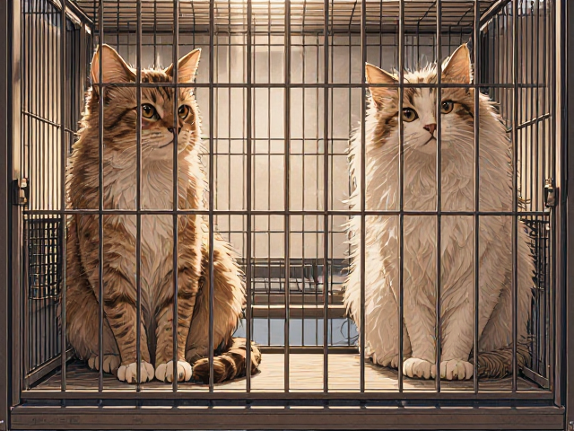 猫咪笼内适应指南,如何打造安全窗台并减少掉毛烦恼