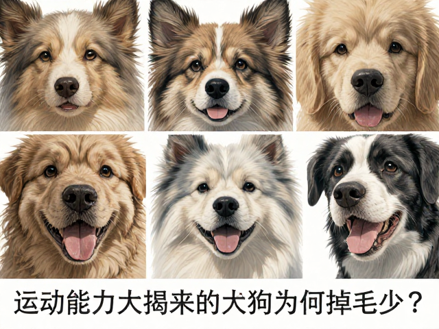 专业繁育者揭秘,运动能力强的狗狗为何掉毛少?
