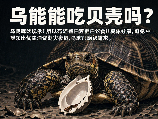 乌龟能吃贝壳吗？避免高蛋白过量，夜间活跃觅食需知