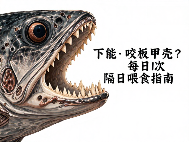 下颌特化齿板能否咬碎贝壳甲壳?成鱼每日1次或隔日喂食指南