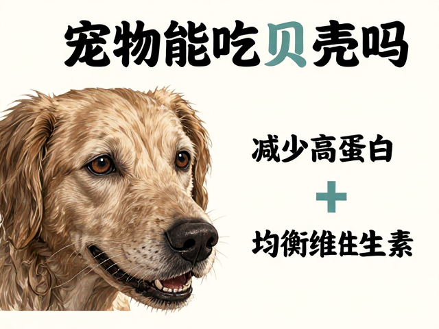 宠物能吃贝壳吗?老年犬减少高蛋白,均衡维生素的喂食指南
