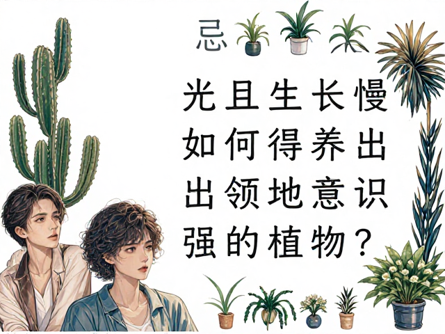 忌强光且生长慢，如何养出领地意识强的植物？